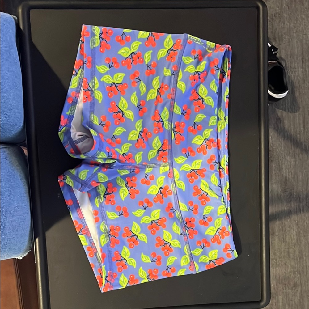 FLEO Colorful Cherry Print Shorts